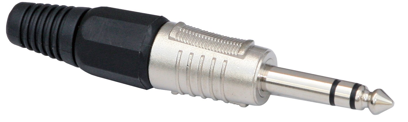 Mannelijke Stereo Jack connector 6,3mm (2 stuks)