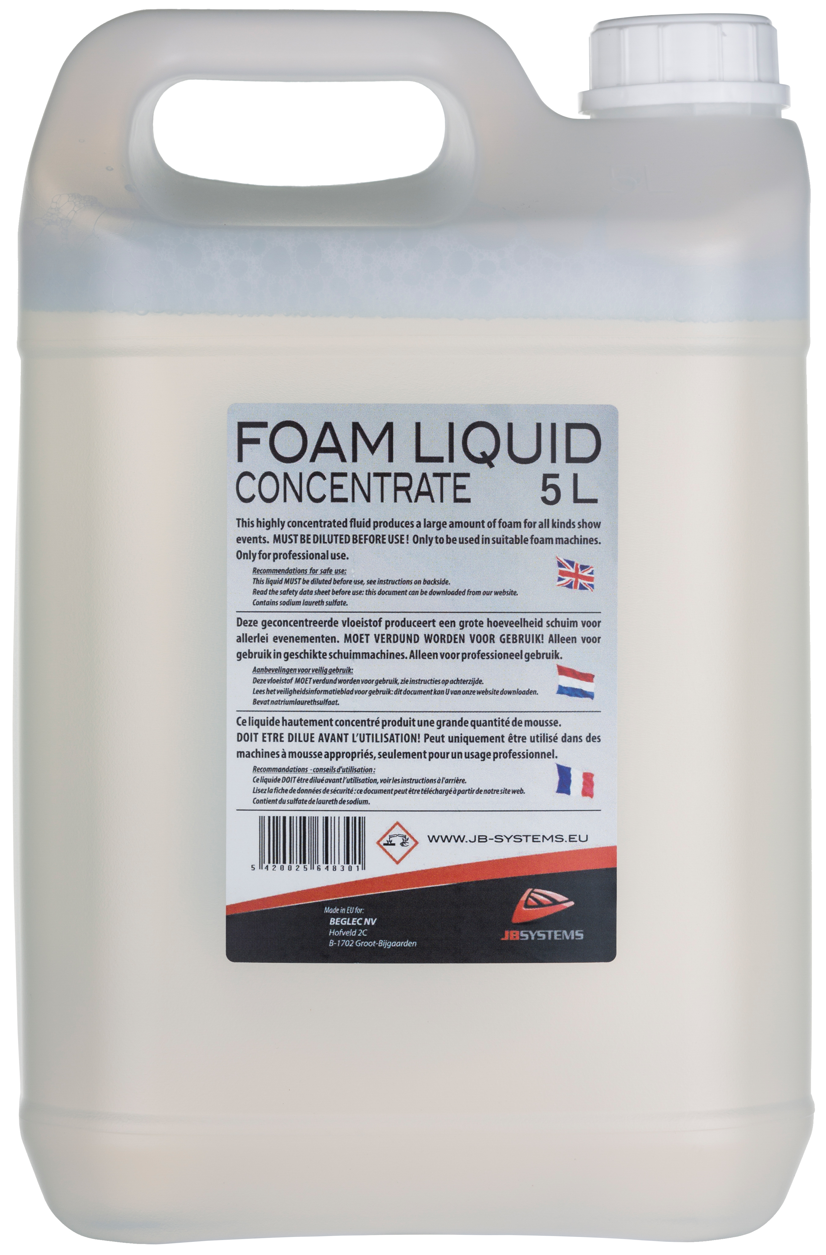 Concentrated foam liquid 5L