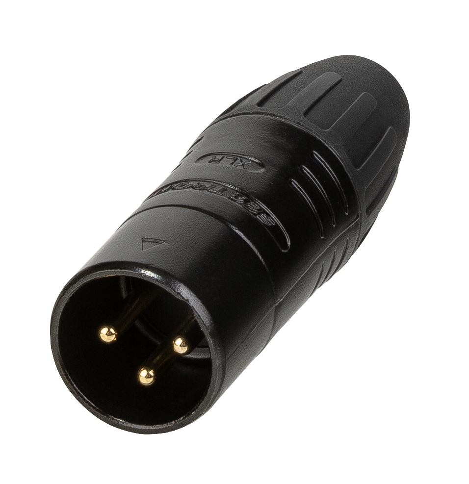 Seetronic Male 3-pin XLR connector IP65 for cable
