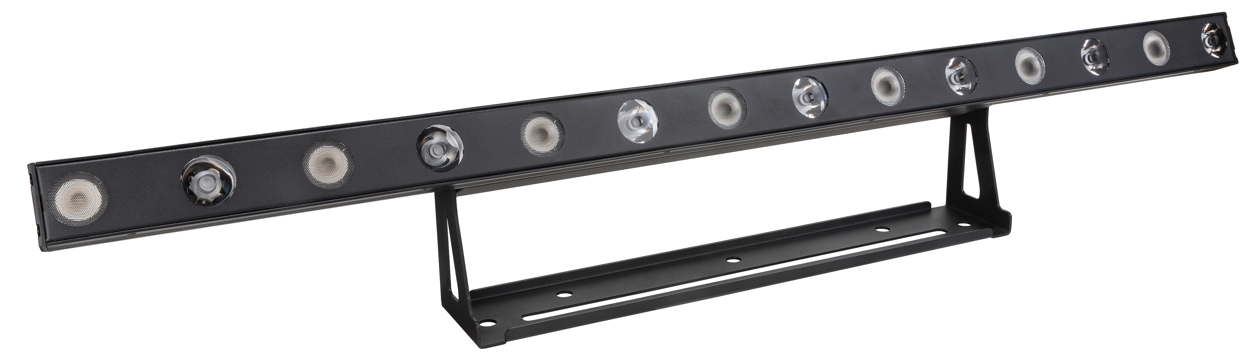 This 2in1 light bar combines narrow white beams and wide color beams in one single unit!
